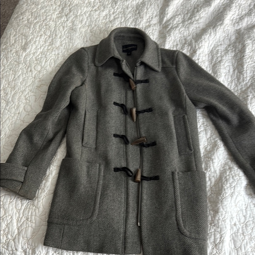 Banana Republic Gray pea Coat size small